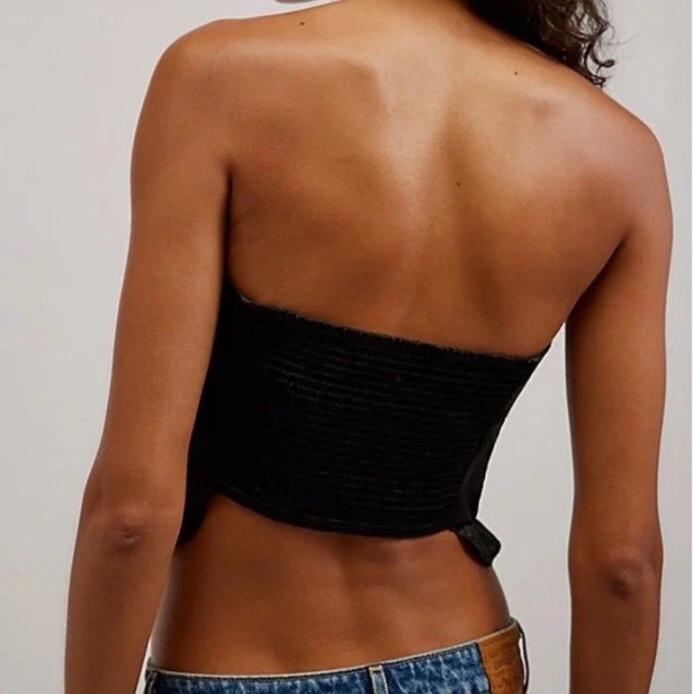 FREE PEOPLE Silver Siren Tube Corset - Picture 2 of 8